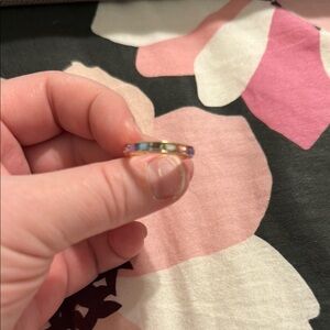 Elegant Gold and Purple Women's Ring